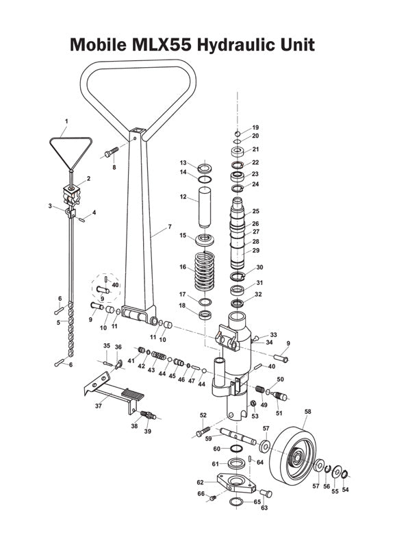 Mobile MLX55 Hydraulic Unit