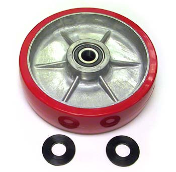 MG 148-A, Steer Wheel Assembly, Red Ultra