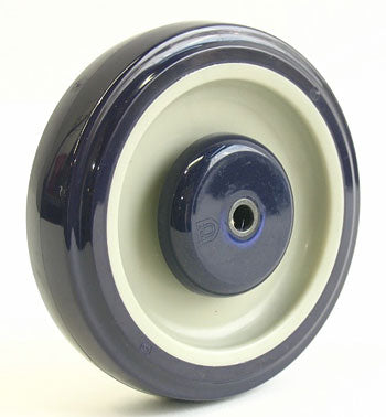 CA 327-A, 5 Inch Diameter 09 Series Shopping Cart Caster, Poly Wheel (W/ Bearing) 5/16 BB