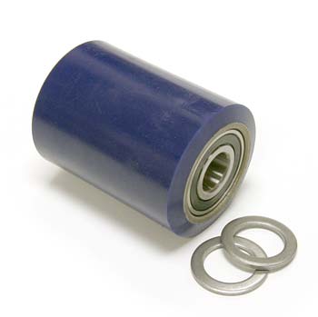 DA 2748-29-96, Load Roller Assy, Ultra Poly on steel Hub W/ Bearings