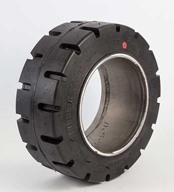 SU 13.5 X 5.5 X 8-TF-R, Drive Tire, Flat Rubber