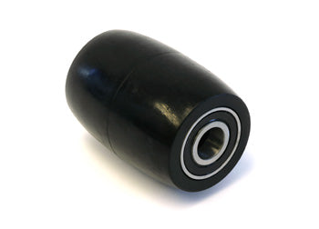 PU AA-2.875X4 PMWB-N, PALLET MULE LOAD WHEEL ASSY NYLON CROWNED TREAD