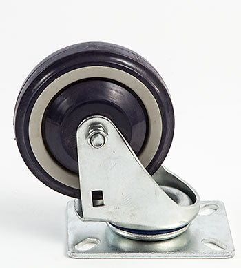 CA 09-PU-407-S-ST1, Caster Assy,Swivel,Poly 4Plat