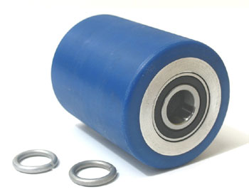 BG 300-000-A-D, Load Roller Assy - 3 Diameter Tread: Heavy-Duty Poly, Hub: Aluminum