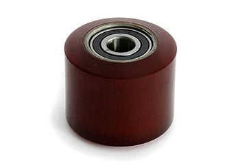 WE 270261, Load Roller Assy - 3 1/4 Diameter Tread: Heavy-Duty Poly, Hub: Aluminum