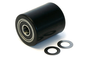 PU 65-2, Load Roller Assy - 3 Diameter Tread: Heavy-Duty Poly, Hub: Aluminum