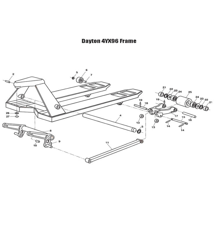 Dayton 4YX96 Frame Unit