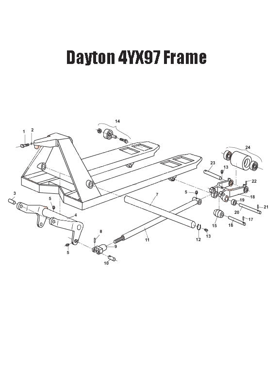 Dayton 4YX97 Frame