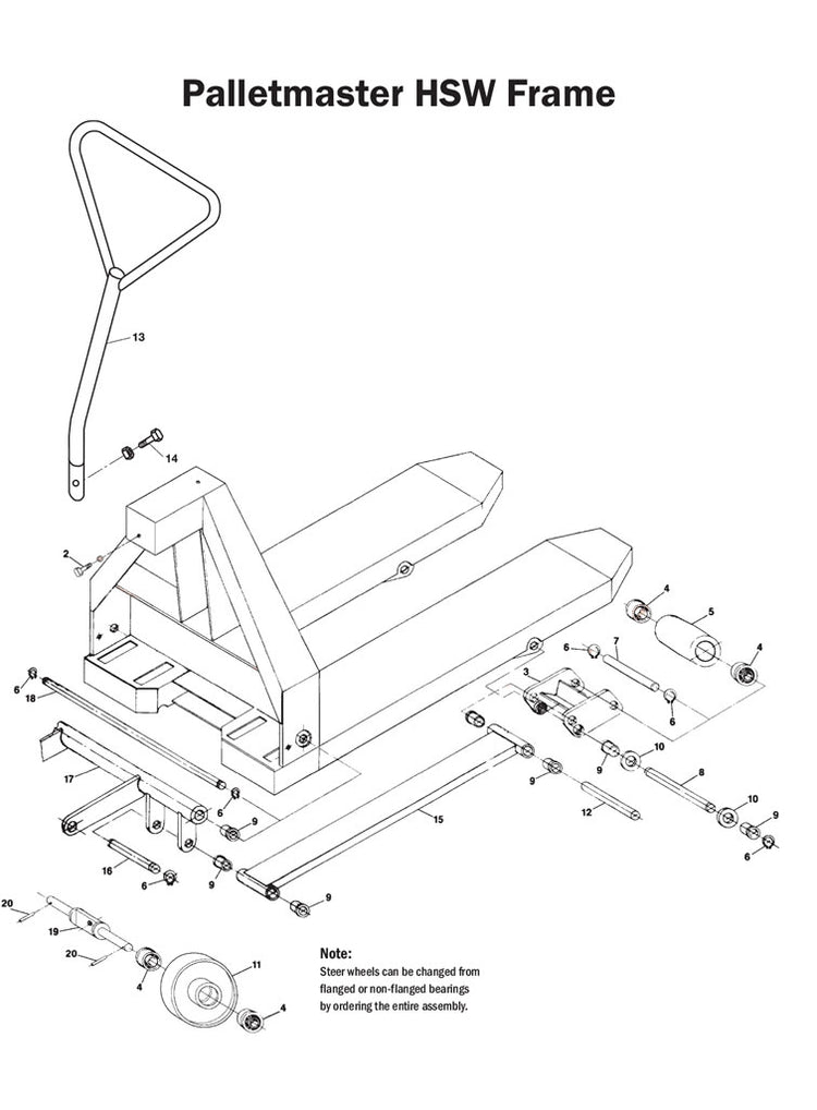 Palletmaster HSW Frame Unit