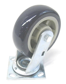 CA 11-MP-623-S, 6 Inch Diameter 11 Series Stocking Cart Caster, Swivel Assembly Mold-On Poly (MP)