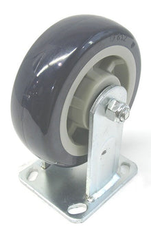 CA 11-MP-623-R, 6 Inch Diameter 11 Series Stocking Cart Caster, Rigid Assembly Mold-On Poly (MP)