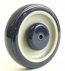 CA 327-A, 5 Inch Diameter 09 Series Shopping Cart Caster, Poly Wheel (W/ Bearing) 5/16 BB