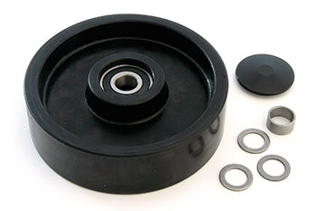 MO 101/210-A-ST, Steer Wheel Assy, Poly On Nylon Hub W/ Bearings, 3/4 ID Bearing 