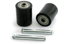 GWK-LCR-LW, Load Wheel Kit, (2) Black Ultra-Poly (70D), Load Roller Assemblies, W/ Bearings, Axles & Fasteners