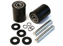 GWK-JETJ-LW, Load Wheel Kit, Model J, (2) Ultra-Poly Load Roller Assemblies, W/ Bearings, Axles & Fasteners