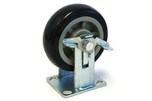 CA 11-MP-623-R-BRAKE, Caster Assembly, Rigid, Poly, With Brake