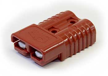 AN 6329G1, 175 Amp Red Connector w/ Contacts