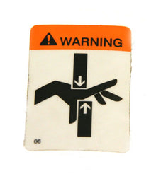 CR 069006, Warning Decal, Hands Off