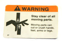 CR 069007, Warning Decal, Hands Off