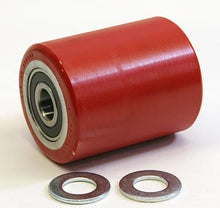 PM 01.05-A, Load Roller Assy - 3/4 Bearing ID Tread: Heavy-Duty Poly, Hub: Steel 