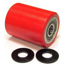 PU A3x4 PWB, Load Roller Assy - 5/8 Bearing ID Tread: Heavy-Duty Poly, Hub: Aluminum 