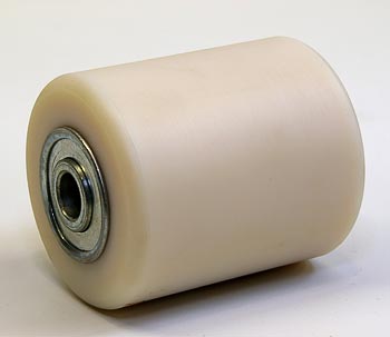 PU B-4-5-N, Load Roller Assy - 5/8 Bearing ID Tread: Nylon, Hub: Nylon 