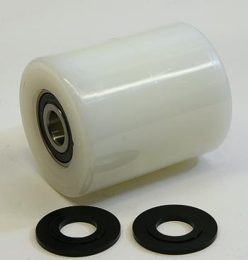 RL RL-31-N, Load Roller Assy, Nylon W/ Flanged Bearings, 3-1/4 Dia. 