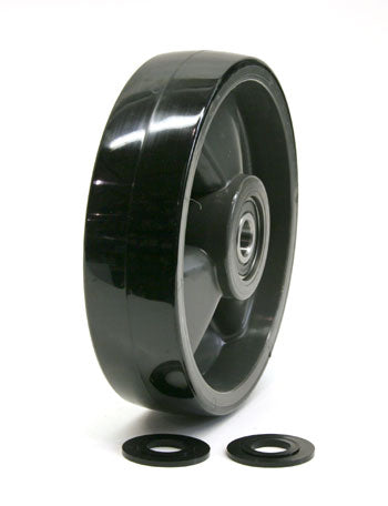 MG 148-A-ST, Steer Wheel Assy - 3/4 Bearing ID Tread: Poly, Hub: Nylon 