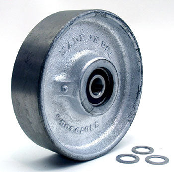 MO 100/210-A, Steer Wheel Assy Steel W/ Bearings, 3/4 ID Bearing 