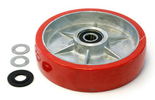 PU AA-8x2 PMWB-HD, Steer Wheel Assy - 20mm Bearing ID Tread: Ultra-Poly, Hub: Aluminum 