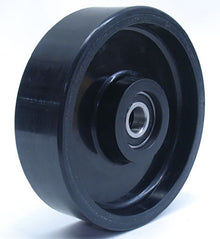 EA E183-A-ST, Steer Wheel Assy - 7 Diameter Tread: Poly, Hub: Nylon 