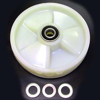 MG 147-A, Steer Wheel Assy - 3/4 Bearing ID Tread: Nylon, Hub: Nylon 