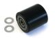 PC S0002010328-D, Load Roller Assembly, Ultra Poly On Aluminum Hub W/ Bearings 