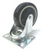 CA 09-PU-407-S, 4 Inch Diameter 11 Series Stocking Cart Caster, Swivel Assembly Poly (Flange Mount)