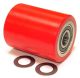 UE H-2708-AC234, Load Roller Assembly, Black Ultra Poly on Steel 