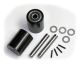 GWK-PTH50-LW, Load Wheel Kit, (2) Black Ultra-Poly (70D), Load Roller Assemblies, W/ Bearings, Axles & Fasteners