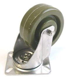 CA CAS-507-S, Swivel Caster Complete Assembly, 4 X 1-1/2, Stainless High Temp