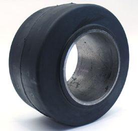 CR 076751-001, DRIVE TIRE, SMOOTH RUBBER 9 X 5 X 5