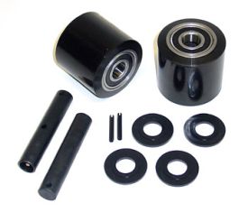 GWK-KJ-LW, Load Wheel Kit, Incl 2 Load Roller Assy' W/ Bearings, Axles and Fasteners