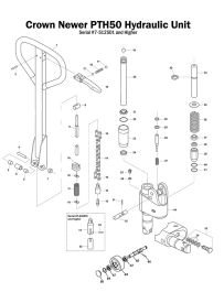 Crown Newer PTH50 Hydraulic Unit Diagram